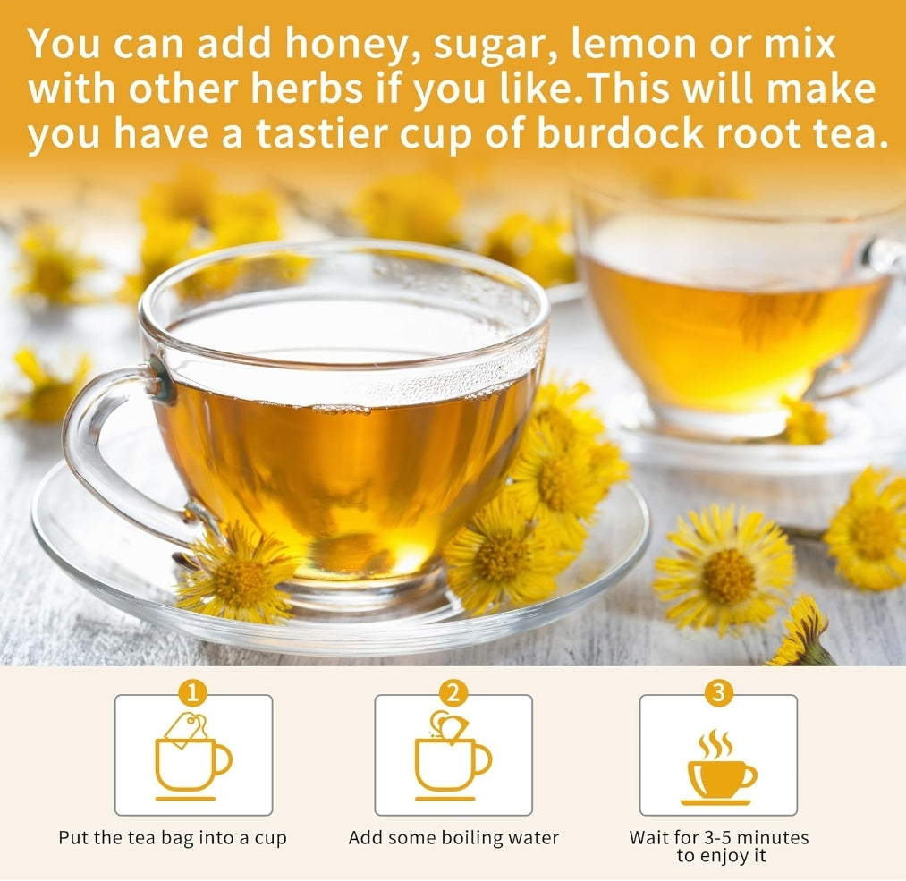 Organic Dandelion Leaf & Root Tea, 30 Bags - Detox, Digestion & Blood Sugar Support | Herbal Caffeine-Free Tea