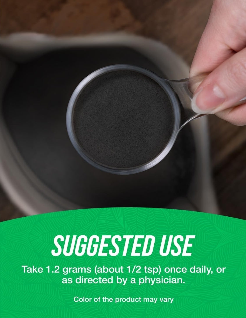 Coconut Activated Charcoal Powder 8oz - Detox & Whitening