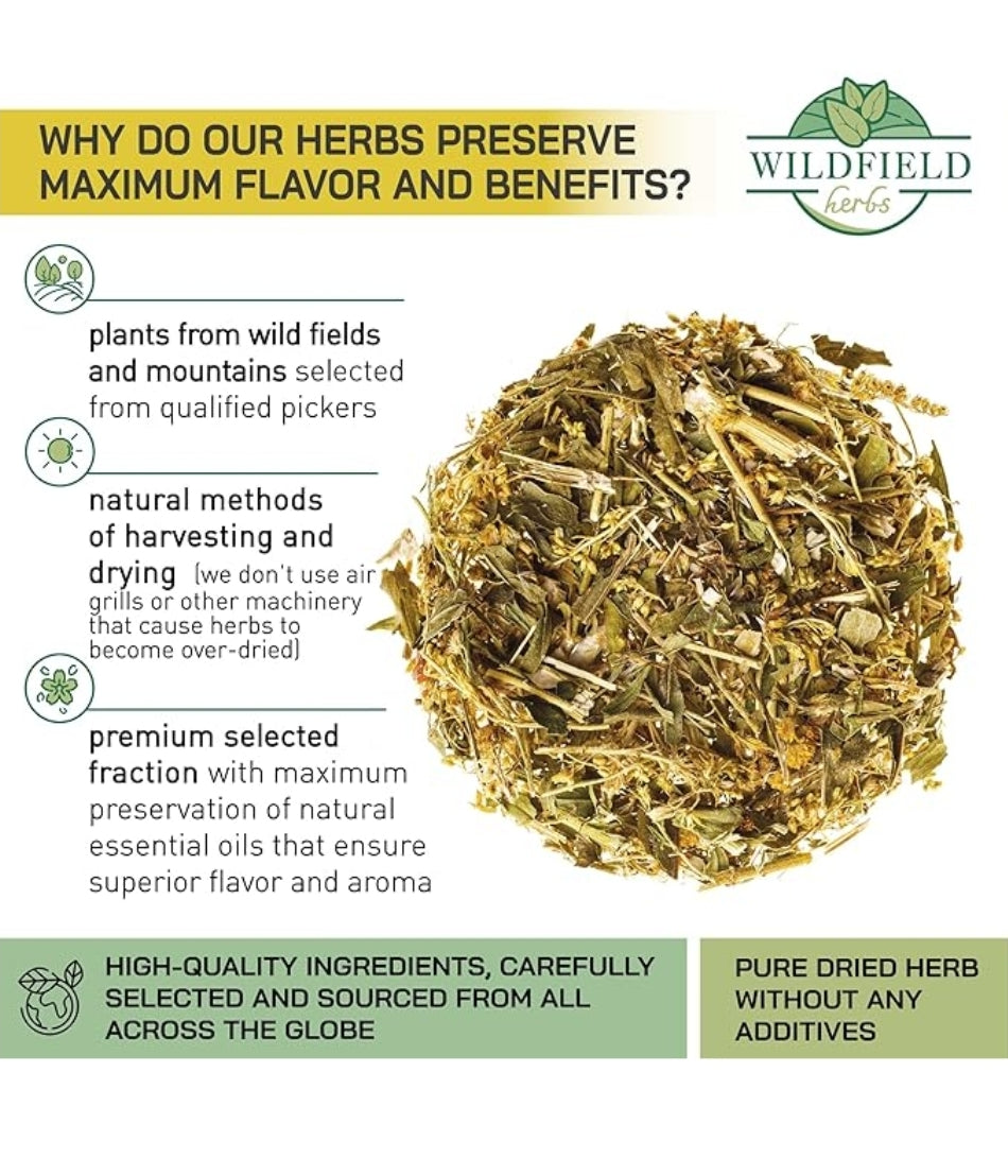 Goldenrod Tea Herb - 30 Bags (45g) | WILDFIELD HERBS
