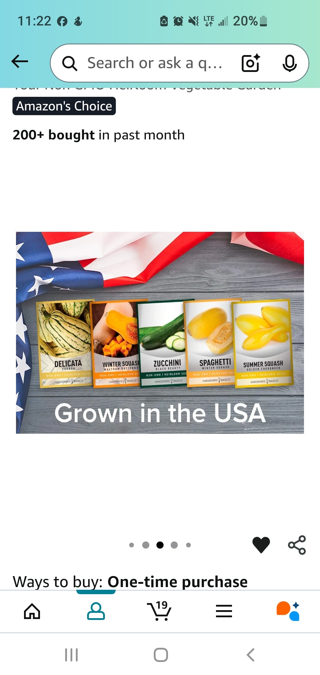 Organic Heirloom Seeds Variety Pack - 5 Individual Packets | CalmCo Nature’s Garden